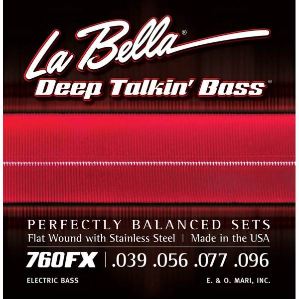 Struny na elektrickú basgitaru LaBella Deep Talkin' Bass L-760FX