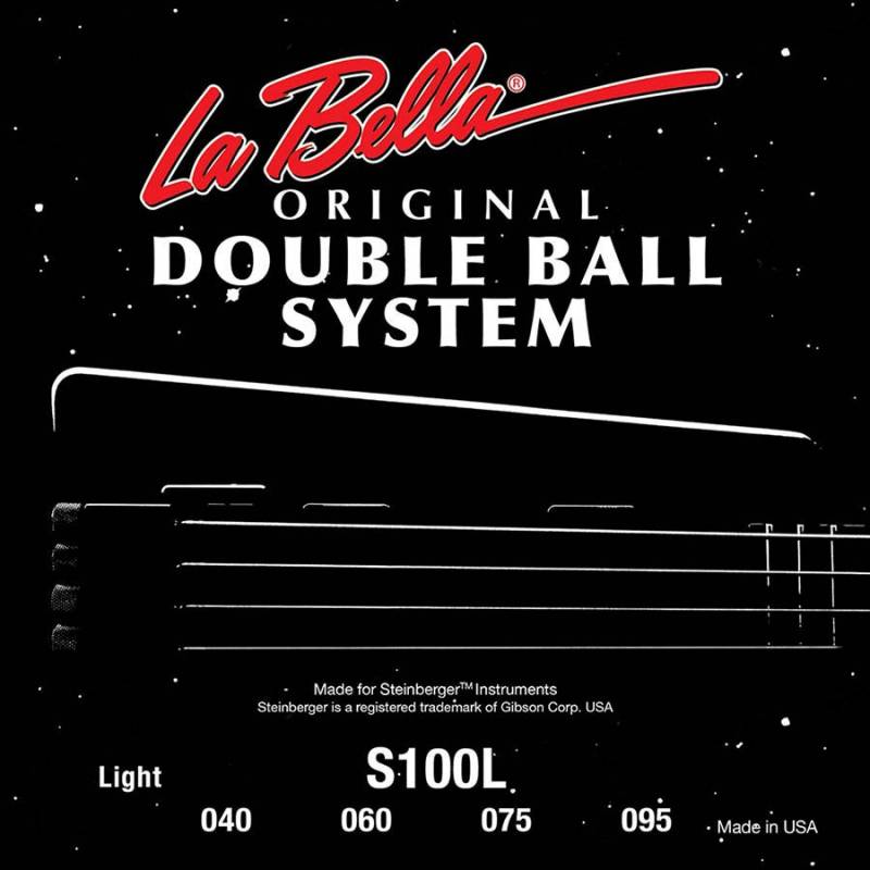 Struny na elektrickú basgitaru LaBella Double Ball End System L-S100L - 1