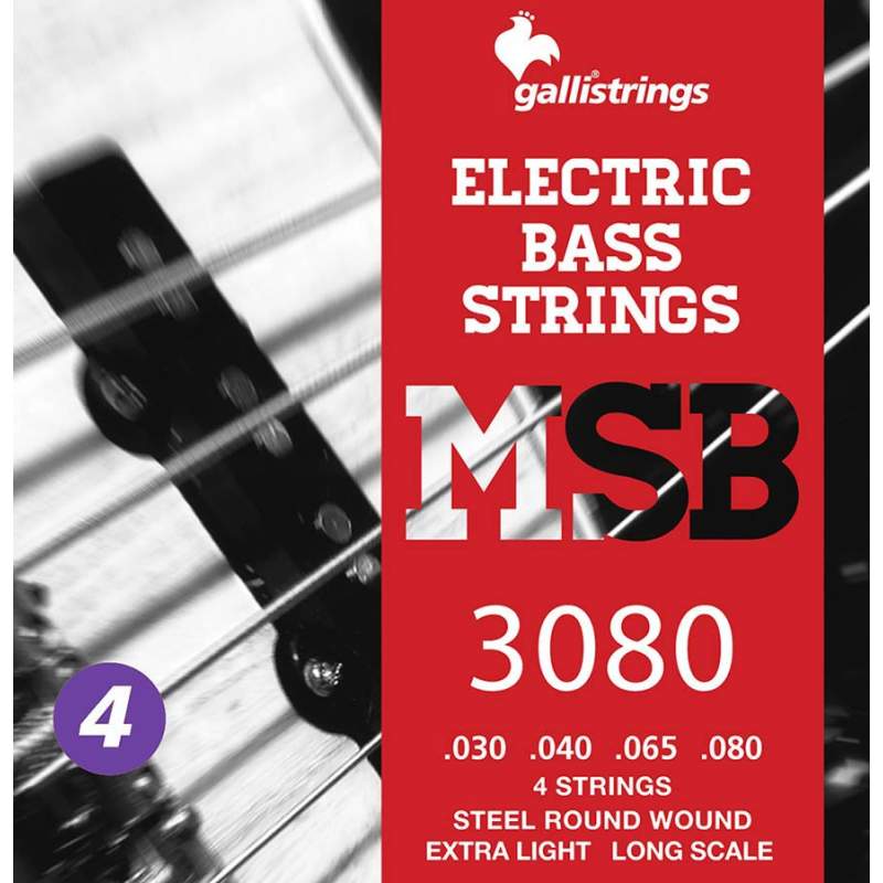 Struny na elektrickú basgitaru Galli Magic Sound Bass MSB-3080 - 1