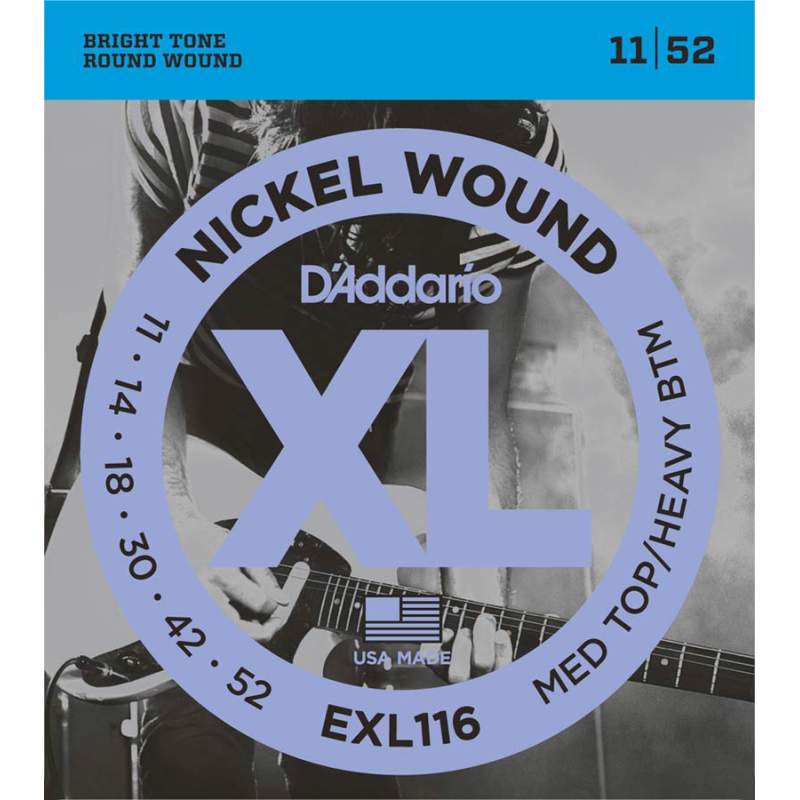 Struny na elektrickú gitaru D'Addario XL Nickel Round Wound EXL-116 - 1