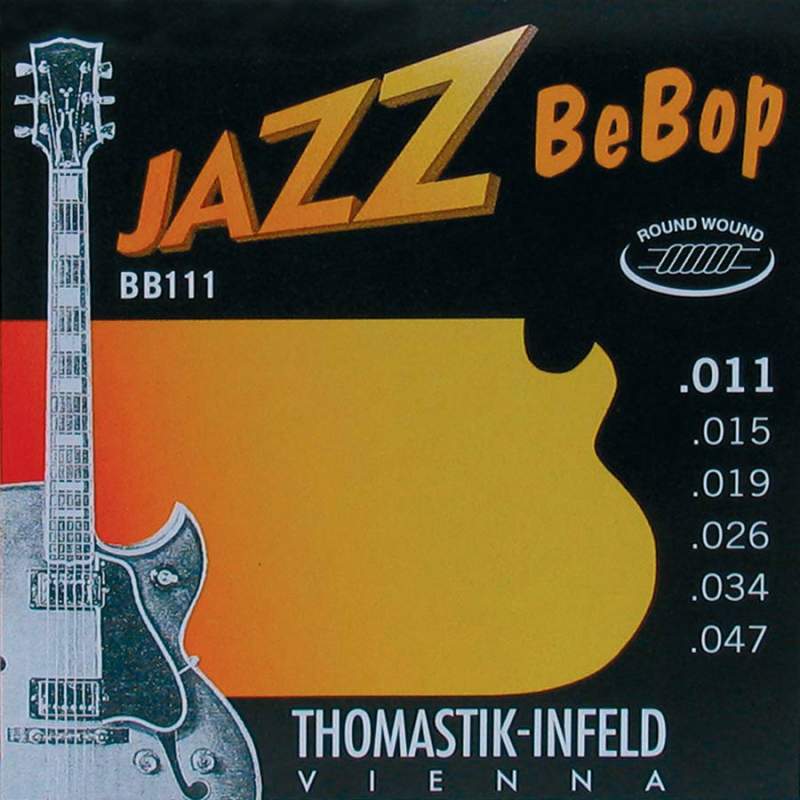 Struny na elektrickú gitaru Thomastik Jazz Bebop THBB-111 - 1