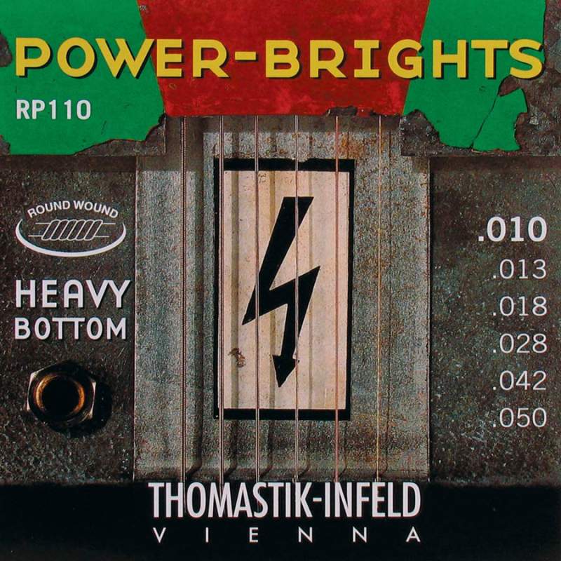 Struny na elektrickú gitaru Thomastik Power Brights THRP-110 - 1