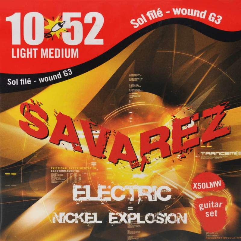 Struny na elektrickú gitaru Savarez Nickel Explosion X50-LMW - 1