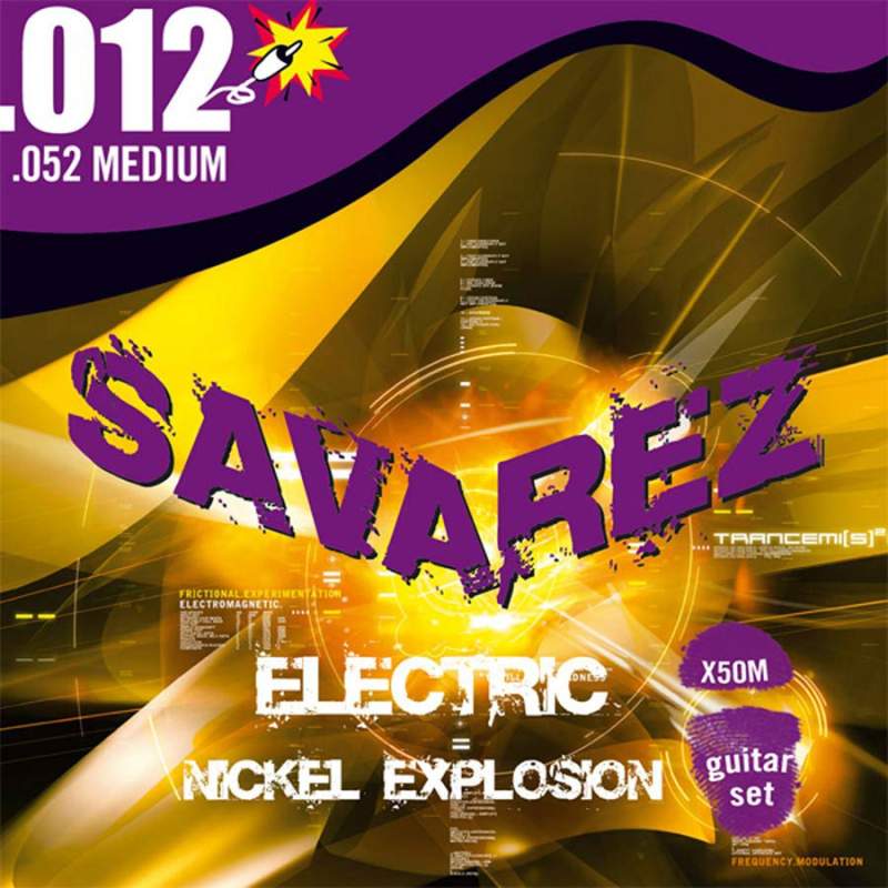 Struny na elektrickú gitaru Savarez Nickel Explosion X50-M - 1