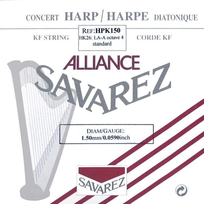 Harfová struna A-4 Savarez HPK-150 - 1