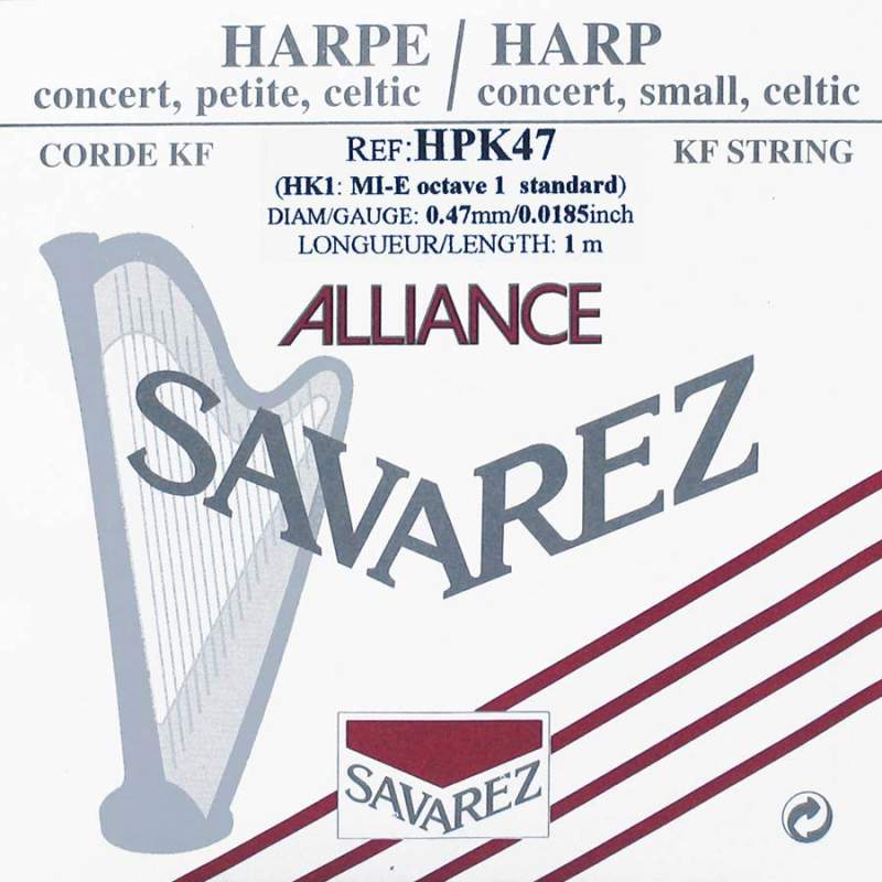 Harfová struna E-1 Savarez HPK-47 - 1