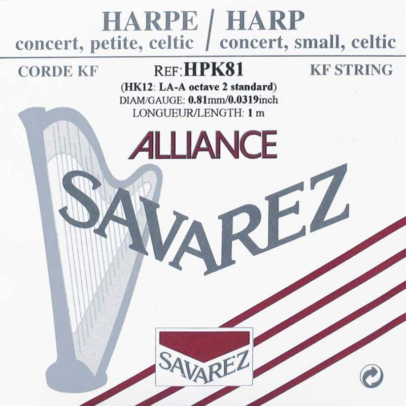 Harfová struna A-2 Savarez HPK-81 - 1