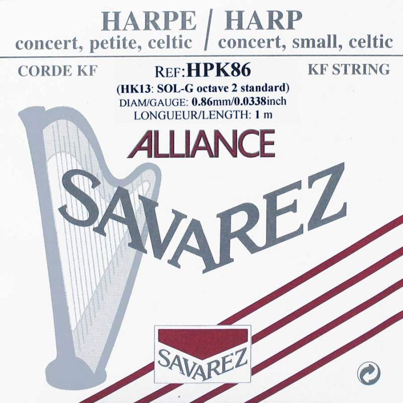 Harfová struna G-2 Savarez HPK-86 - 1